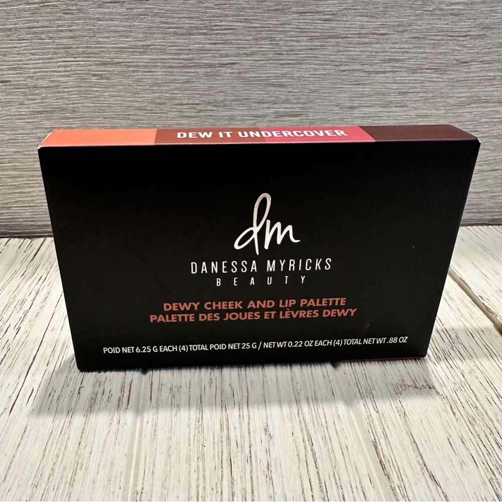 DM Danessa Myricks Beauty Dewy Cheek and Lip Palette